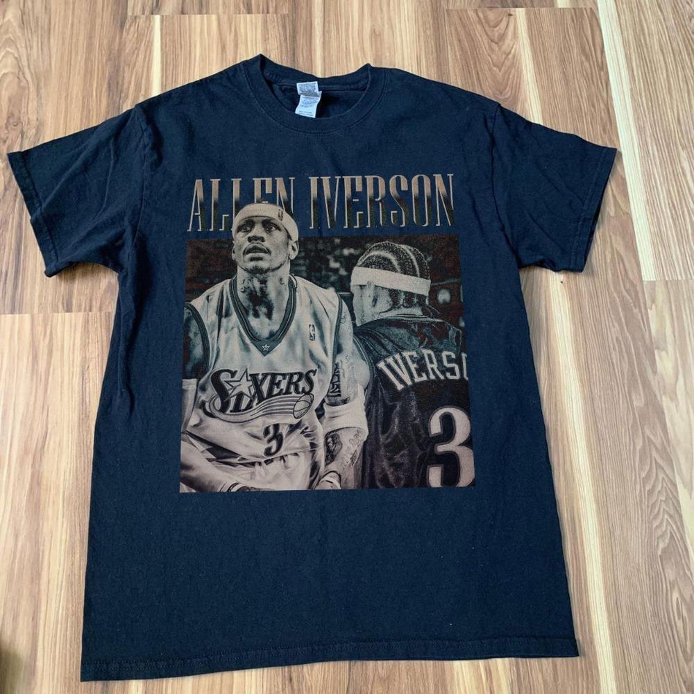 Allen Iverson - Unisex Black T-Shirt